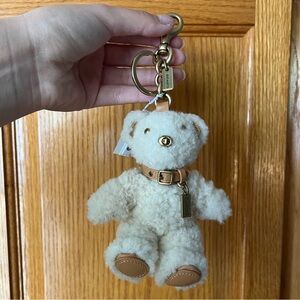 Coach Shearling Bear Bag Charm
